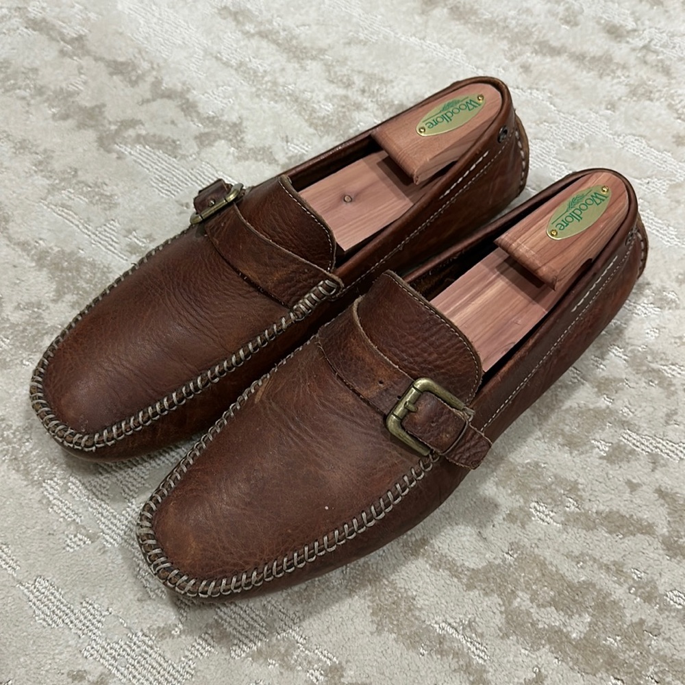 Johnston & Murphey Italian leather driving loafers 10.5M